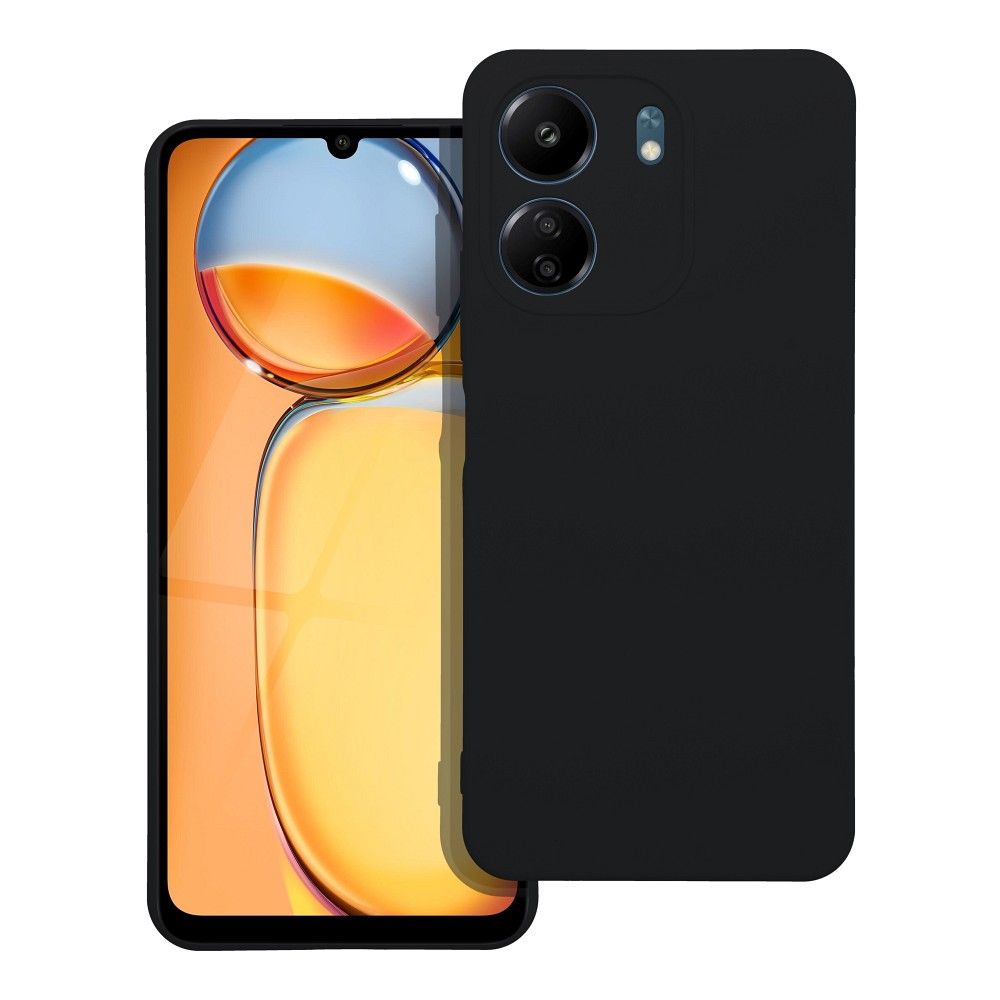 Deksel for Xiaomi Poco C65 / Redmi 13C, OEM, silikon, svart