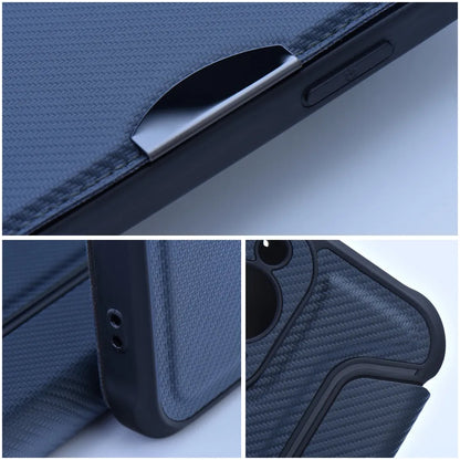 Deksel for Xiaomi Poco C75 5G / C75 / Redmi 14C, OEM, Razor Book, Blå