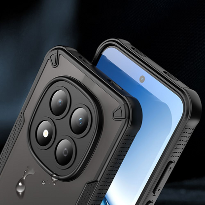 Deksel for Xiaomi Poco M8 Pro / Redmi Note 15 Pro+, Tech-Protect, Rugged Shield, Svart