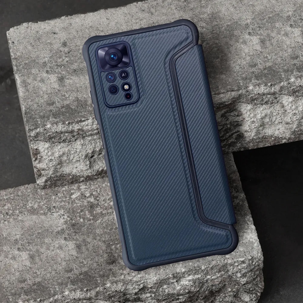 Deksel for Xiaomi Poco C75 5G / C75 / Redmi 14C, OEM, Razor Book, Blå