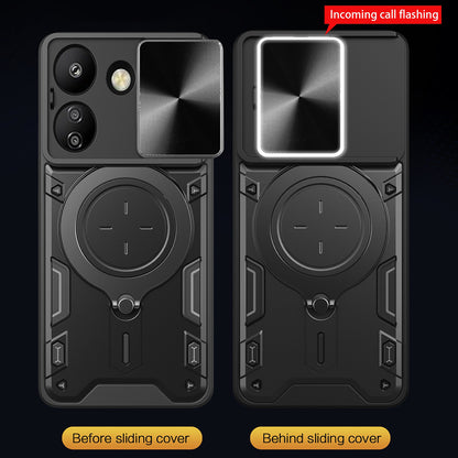 Deksel for Xiaomi Poco C65 / Redmi 13C, Techsuit, CamGuard Pro, Svart