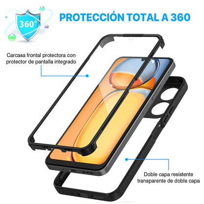 Deksel for Xiaomi Poco C65 / Redmi 13C, Techsuit, ColorVerse 360, Svart