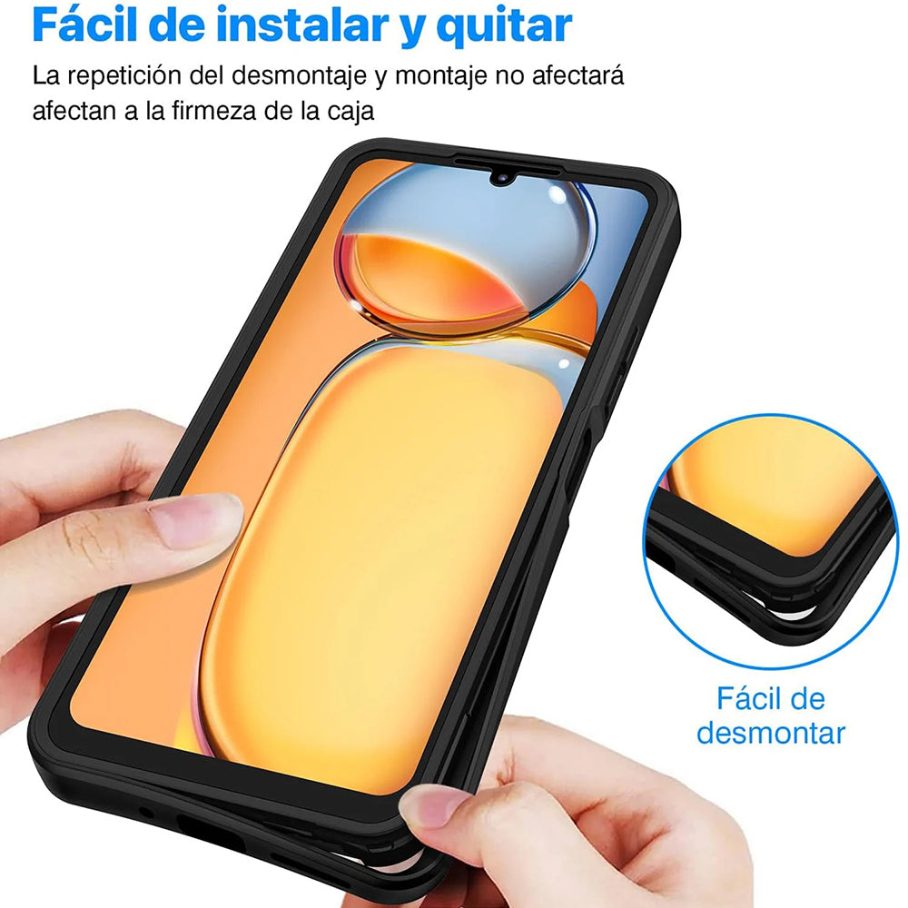 Deksel for Xiaomi Poco C65 / Redmi 13C, Techsuit, ColorVerse 360, Svart