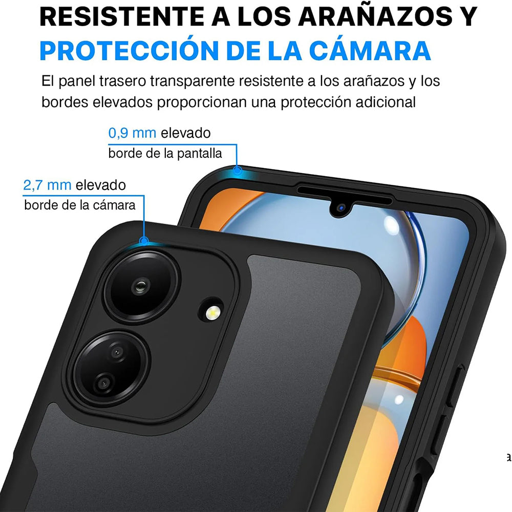 Deksel for Xiaomi Poco C65 / Redmi 13C, Techsuit, ColorVerse 360, Svart