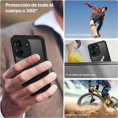 Deksel for Xiaomi Poco C65 / Redmi 13C, Techsuit, ColorVerse 360, Svart