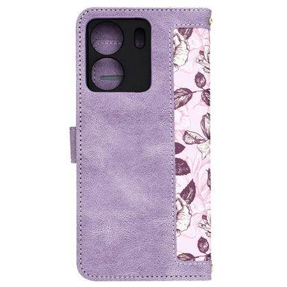 Deksel for Xiaomi Poco C65 / Redmi 13C, Techsuit, FlipCraft, Lilla