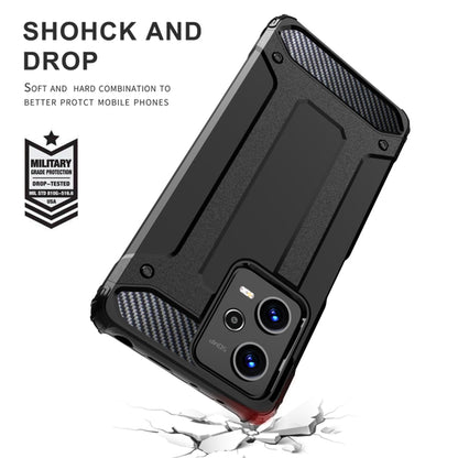 Deksel for Xiaomi Poco C65 / Redmi 13C, Techsuit, Hybrid Armor, Svart