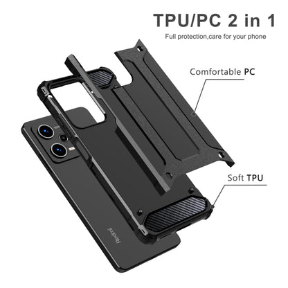 Deksel for Xiaomi Poco C65 / Redmi 13C, Techsuit, Hybrid Armor, Svart