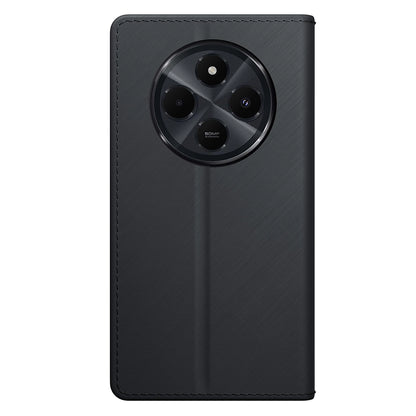Deksel for Xiaomi Poco C75 / Redmi 14C, 3MK, Lommebok, Svart