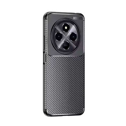 Deksel for Xiaomi Poco C75 / Redmi 14C, Techsuit, CarbonFiber, Svart