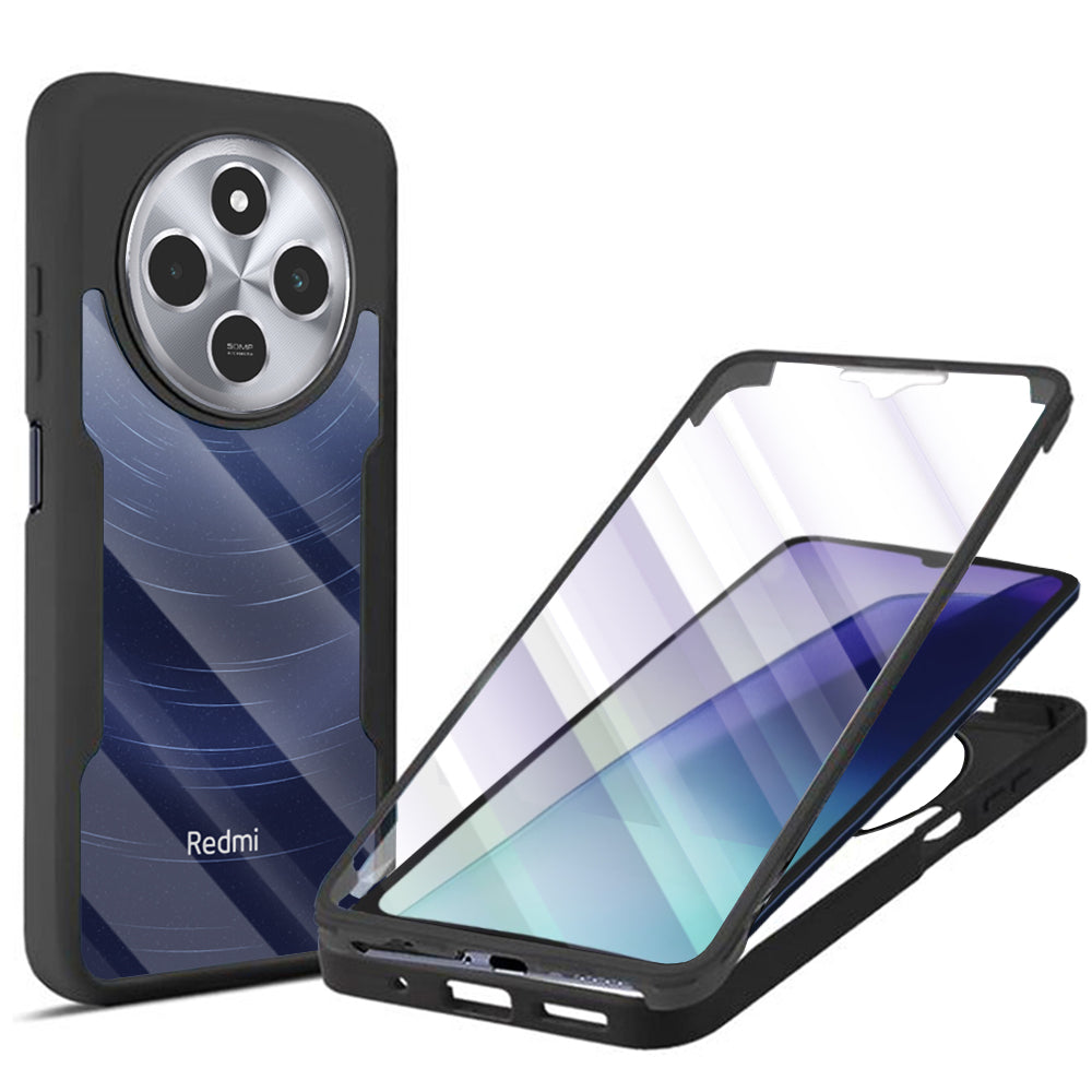 Deksel for Xiaomi Poco C75 / Redmi 14C, Techsuit, ColorVerse 360, Svart
