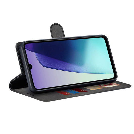 Deksel for Xiaomi Poco C75 / Redmi 14C, Techsuit, Diary Book, Svart