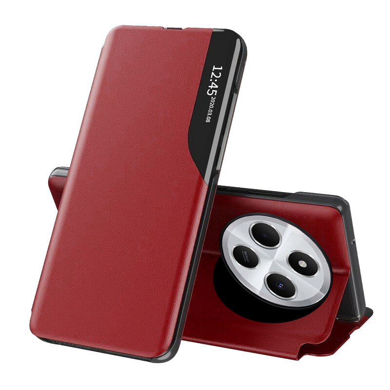 Deksel for Xiaomi Poco C75 / Redmi 14C, Techsuit, eFold, Rød