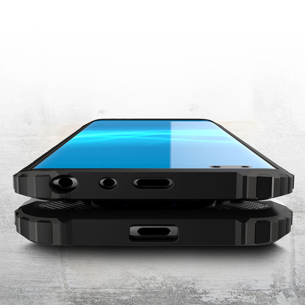 Deksel for Xiaomi Poco C75 / Redmi 14C, Techsuit, Hybrid Armor, Svart