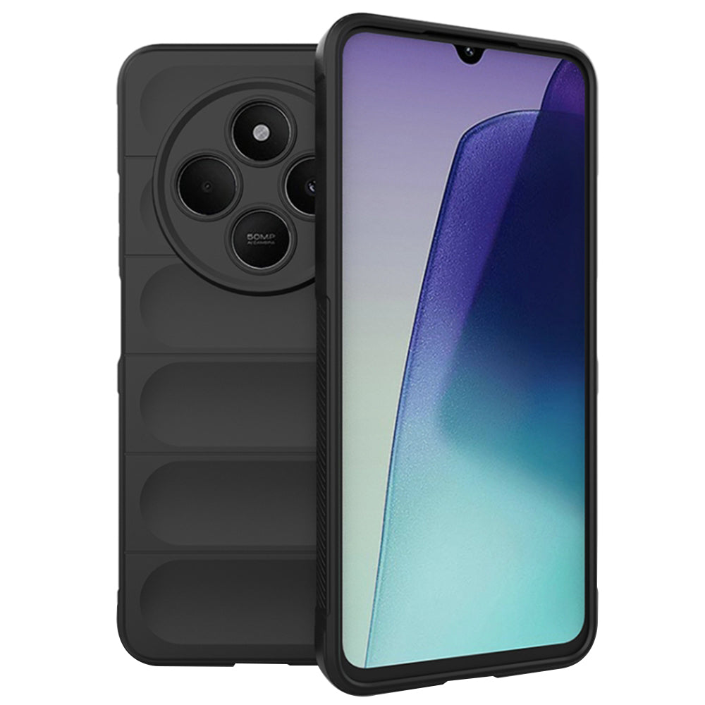 Deksel for Xiaomi Poco C75 / Redmi 14C, Techsuit, Magic Shield, Svart