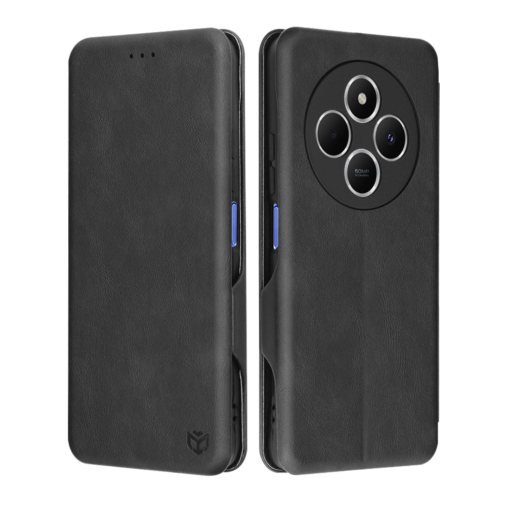 Deksel for Xiaomi Poco C75 / Redmi 14C, Techsuit, Safe Wallet Plus, Svart