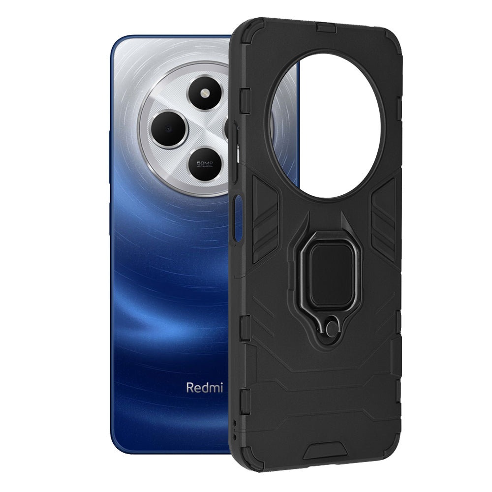 Deksel for Xiaomi Poco C75 / Redmi 14C, Techsuit, Shield, Svart