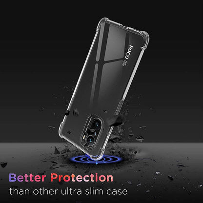 Deksel for Xiaomi Poco F3 / Mi 11i, Techsuit, Støtsikker Klar, Transparent