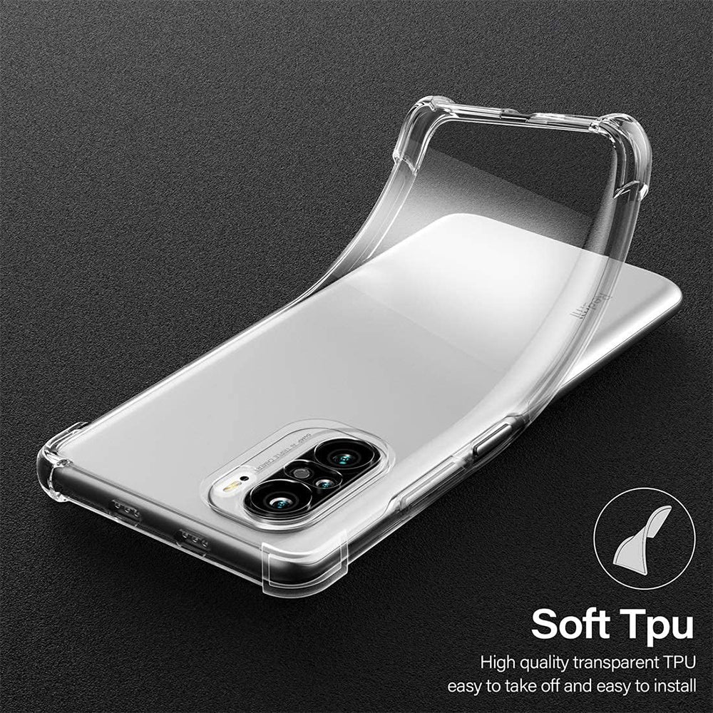 Deksel for Xiaomi Poco F3 / Mi 11i, Techsuit, Støtsikker Klar, Transparent