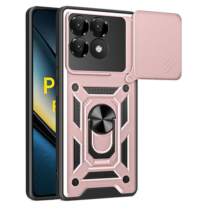 Deksel til Xiaomi Poco F6 Pro, Techsuit, CamShield, Rosa