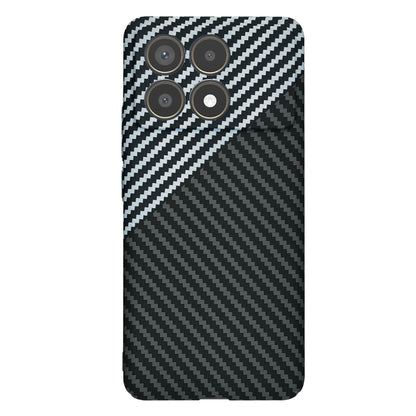 Deksel for Xiaomi Poco F6 Pro, Techsuit, Carbonite FiberShell, Svart Grå