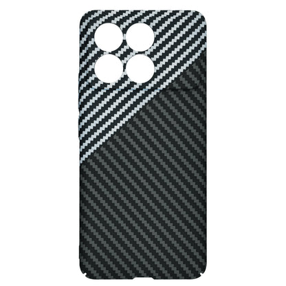 Deksel for Xiaomi Poco F6 Pro, Techsuit, Carbonite FiberShell, Svart Grå