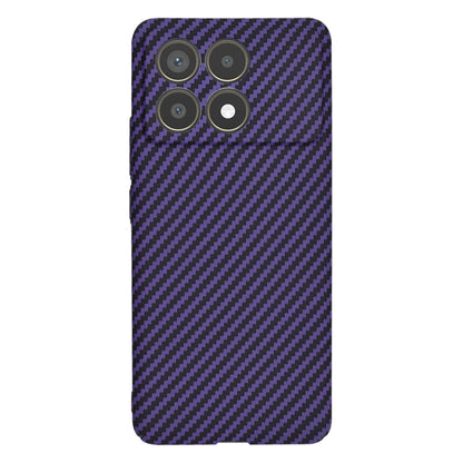 Deksel for Xiaomi Poco F6 Pro, Techsuit, Carbonite FiberShell, Lilla