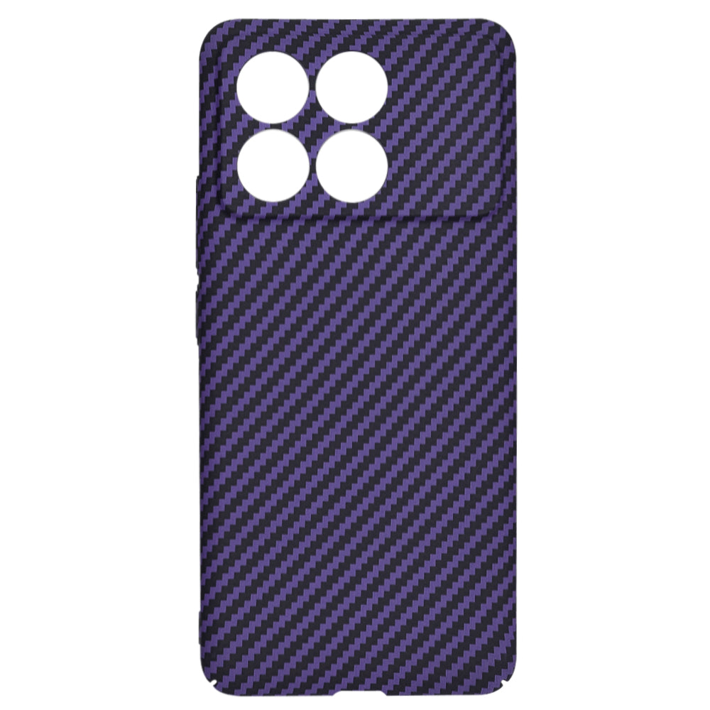 Deksel for Xiaomi Poco F6 Pro, Techsuit, Carbonite FiberShell, Lilla