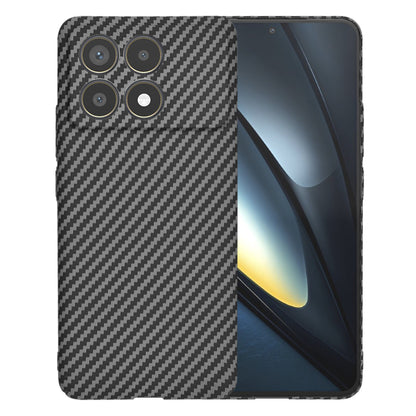 Deksel til Xiaomi Poco F6 Pro, Techsuit, Carbonite FiberShell, Svart