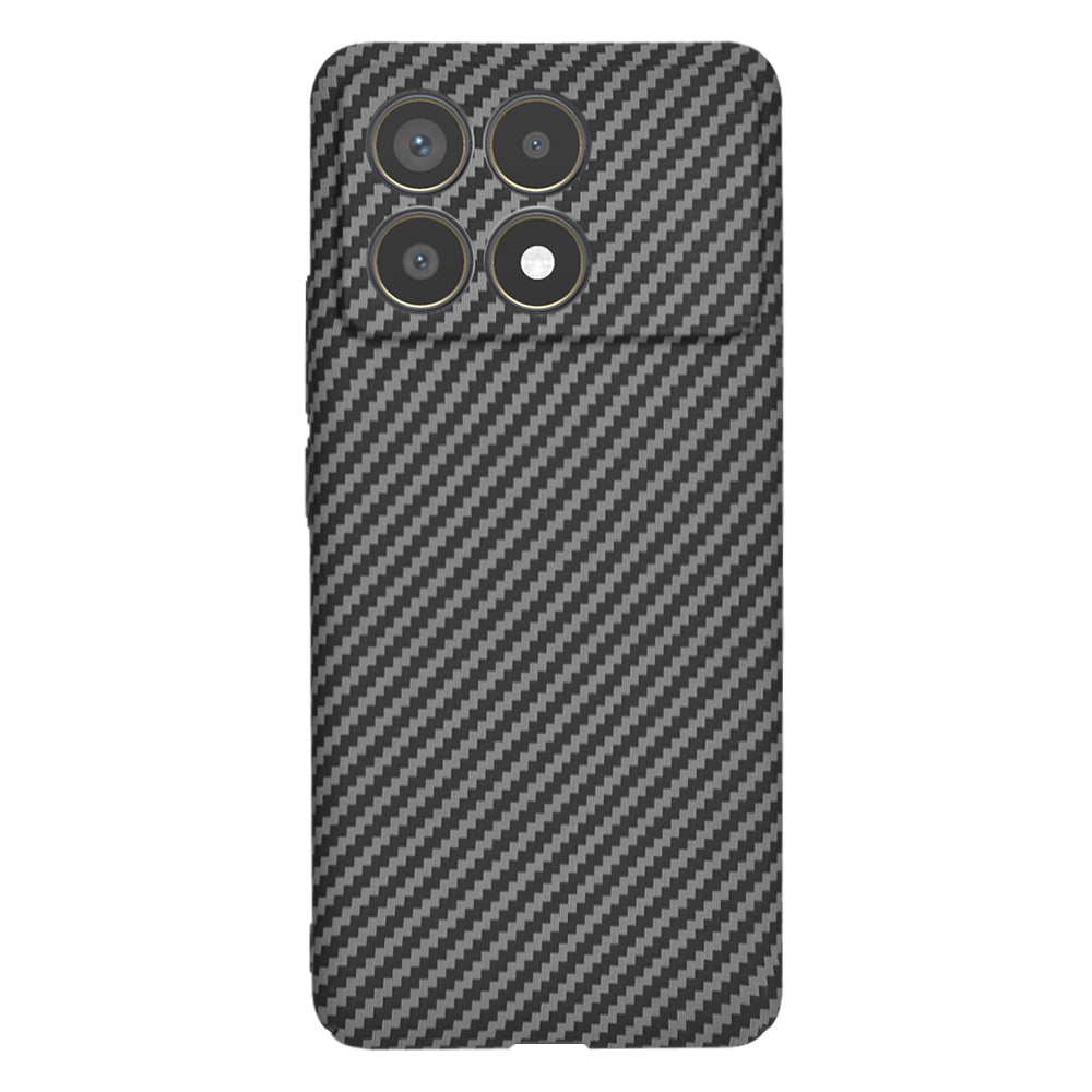 Deksel til Xiaomi Poco F6 Pro, Techsuit, Carbonite FiberShell, Svart