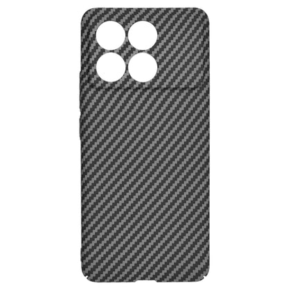 Deksel til Xiaomi Poco F6 Pro, Techsuit, Carbonite FiberShell, Svart