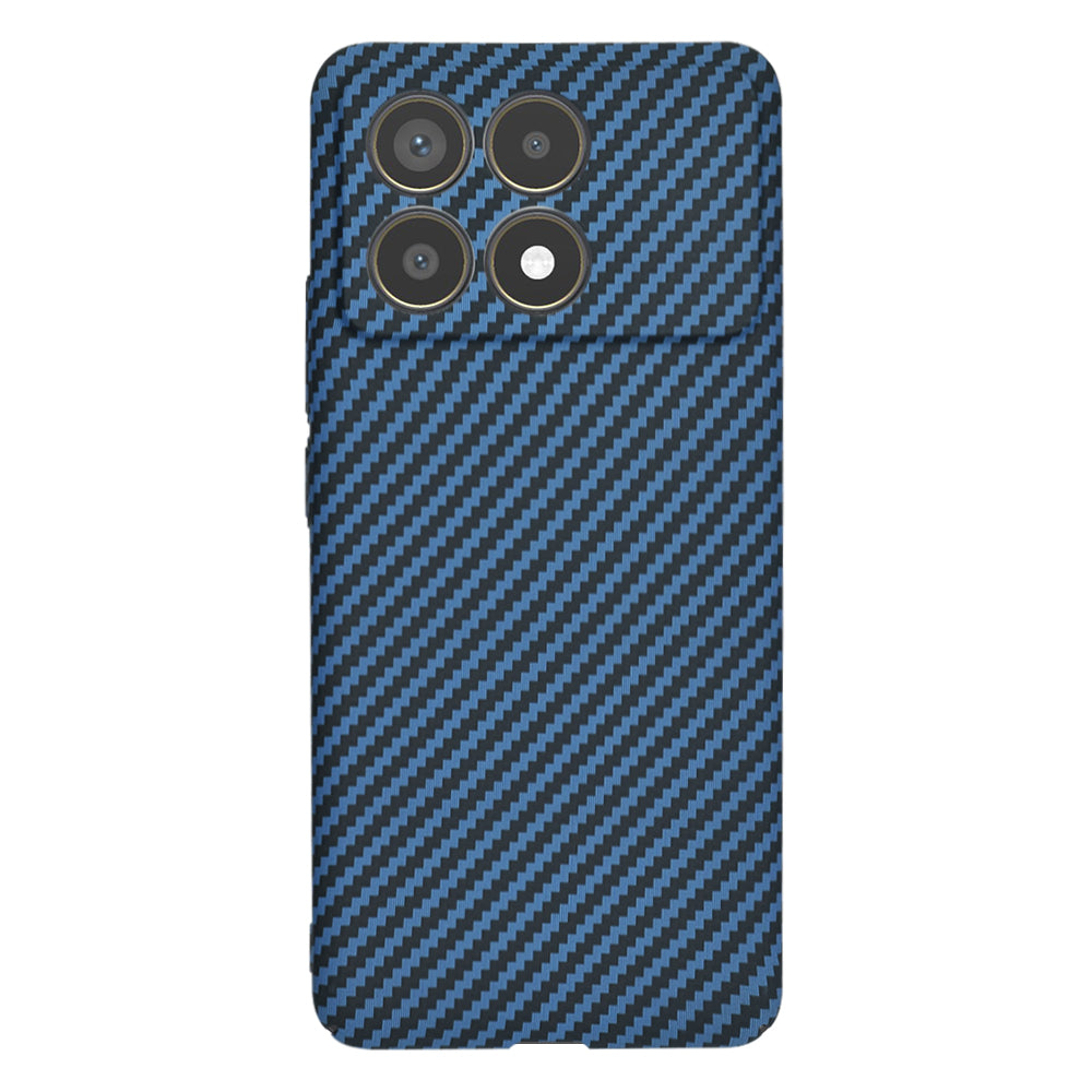 Deksel til Xiaomi Poco F6 Pro, Techsuit, Carbonite FiberShell, Turkis