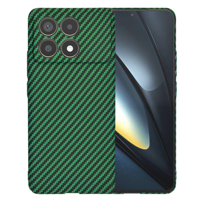 Deksel til Xiaomi Poco F6 Pro, Techsuit, Carbonite FiberShell, Grønn