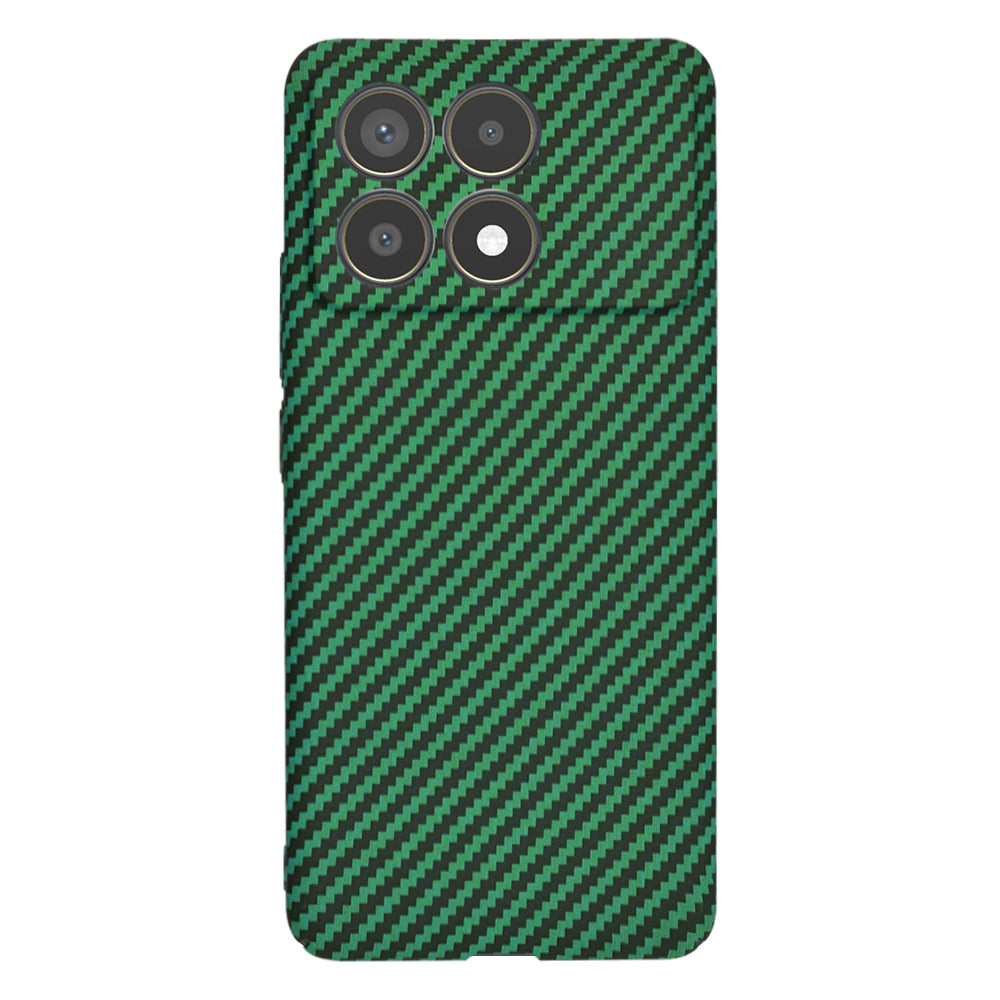 Deksel til Xiaomi Poco F6 Pro, Techsuit, Carbonite FiberShell, Grønn