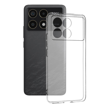 Deksel for Xiaomi Poco F6 Pro, Techsuit, Klar, Transparent
