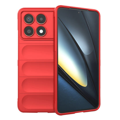 Deksel til Xiaomi Poco F6 Pro, Techsuit, Magic Shield, Rød
