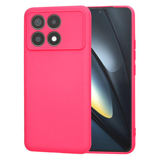 Deksel til Xiaomi Poco F6 Pro, Techsuit, SoftFlex, Mørk Rosa