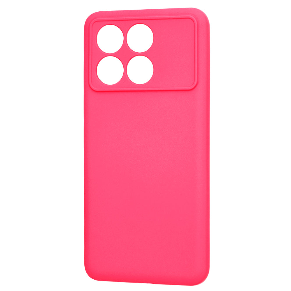Deksel til Xiaomi Poco F6 Pro, Techsuit, SoftFlex, Mørk Rosa