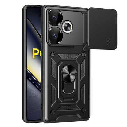 Deksel til Xiaomi Poco F6, Techsuit, CamShield, Svart