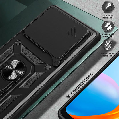 Deksel til Xiaomi Poco F6, Techsuit, CamShield, Svart