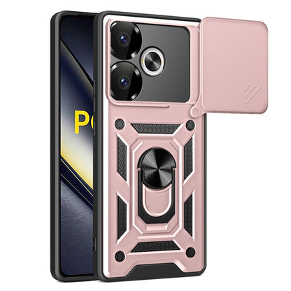 Deksel til Xiaomi Poco F6, Techsuit, CamShield, Rosa