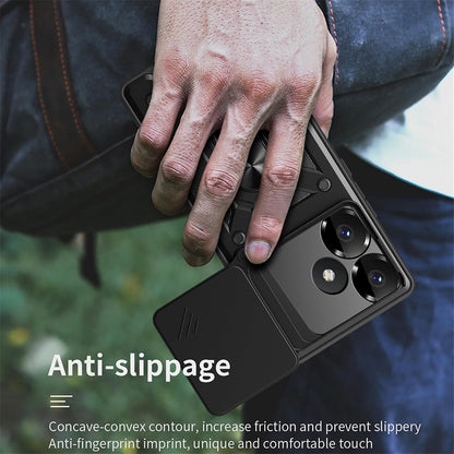 Deksel til Xiaomi Poco F6, Techsuit, CamShield, Rosa