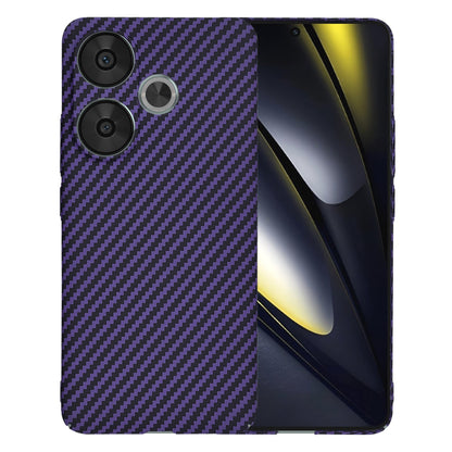 Deksel til Xiaomi Poco F6, Techsuit, Carbonite FiberShell, Lilla