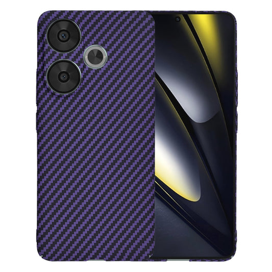 Deksel til Xiaomi Poco F6, Techsuit, Carbonite FiberShell, Lilla