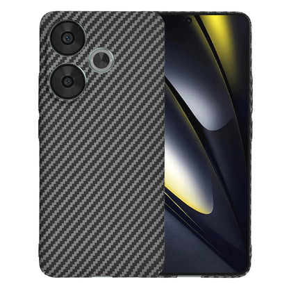 Deksel til Xiaomi Poco F6, Techsuit, Carbonite FiberShell, Svart