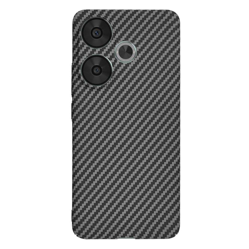 Deksel til Xiaomi Poco F6, Techsuit, Carbonite FiberShell, Svart