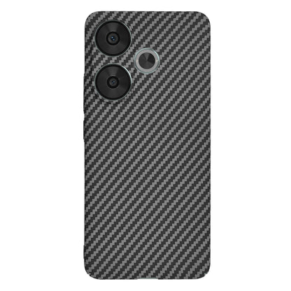 Deksel til Xiaomi Poco F6, Techsuit, Carbonite FiberShell, Svart