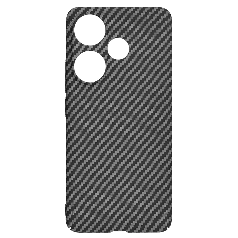 Deksel til Xiaomi Poco F6, Techsuit, Carbonite FiberShell, Svart