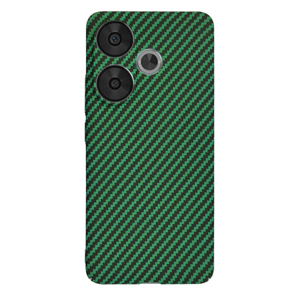 Deksel til Xiaomi Poco F6, Techsuit, Carbonite FiberShell, Grønn