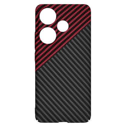 Deksel til Xiaomi Poco F6, Techsuit, Carbonite FiberShell, Svart Rød
